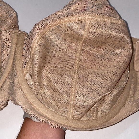 38GG 38J Panache Houndstooth Lace Underwire Bra No padding Semi-Sheer Check Copy - Picture 16 of 16